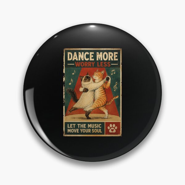 Item preview, Vintage Dancing Cats Poster With Retro Music Hall Charm designed and sold by ferminhays.