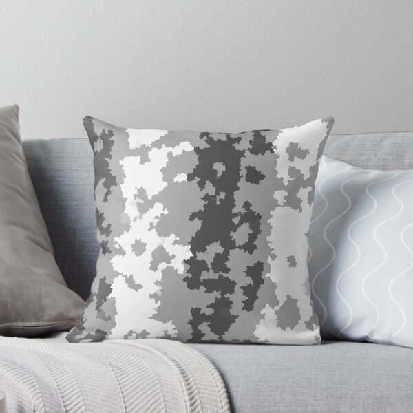 Item preview, Gray And White Crystalized Abstract Stripes  designed and sold by PatternTitan.