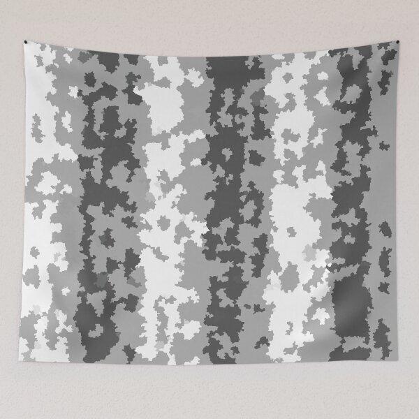 Item preview, Gray And White Crystalized Abstract Stripes  designed and sold by PatternTitan.