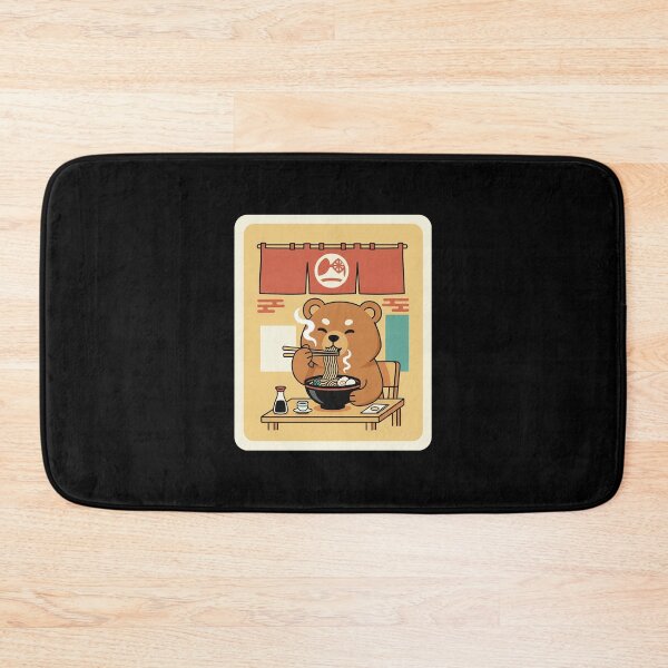 Item preview, Cozy Ramen Bear Dining Alone in a Cute Japanese Noodle Shop designed and sold by JordynLadukeg65.