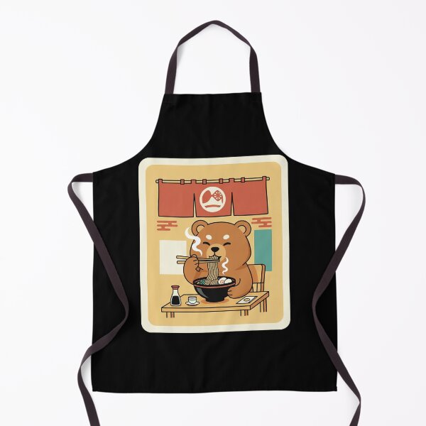Item preview, Cozy Ramen Bear Dining Alone in a Cute Japanese Noodle Shop designed and sold by JordynLadukeg65.