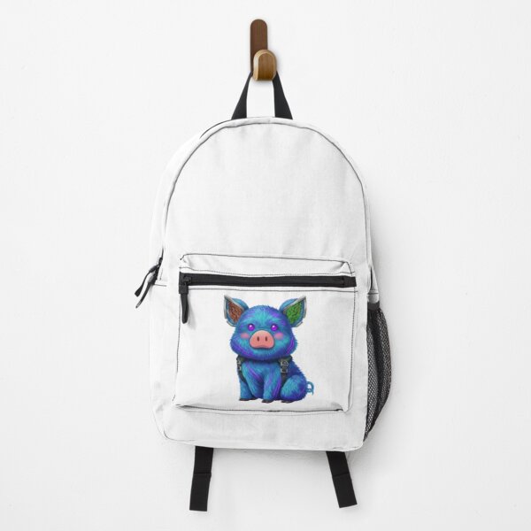 Item preview, Cyberpunk Blue Piglet designed and sold by TheDesingLab.