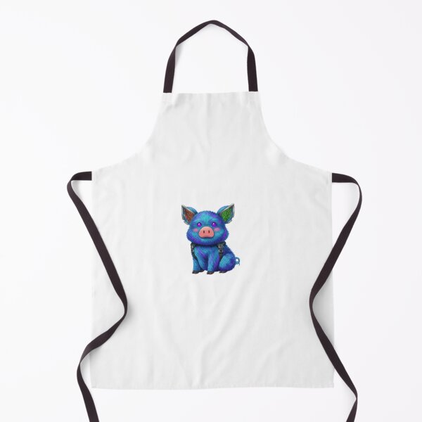 Item preview, Cyberpunk Blue Piglet designed and sold by TheDesingLab.