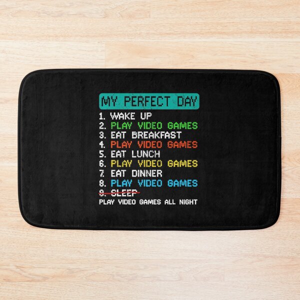 Item preview, My Perfect Day Funny Video Game Schedule for Dedicated Gamers designed and sold by FGTV2021.