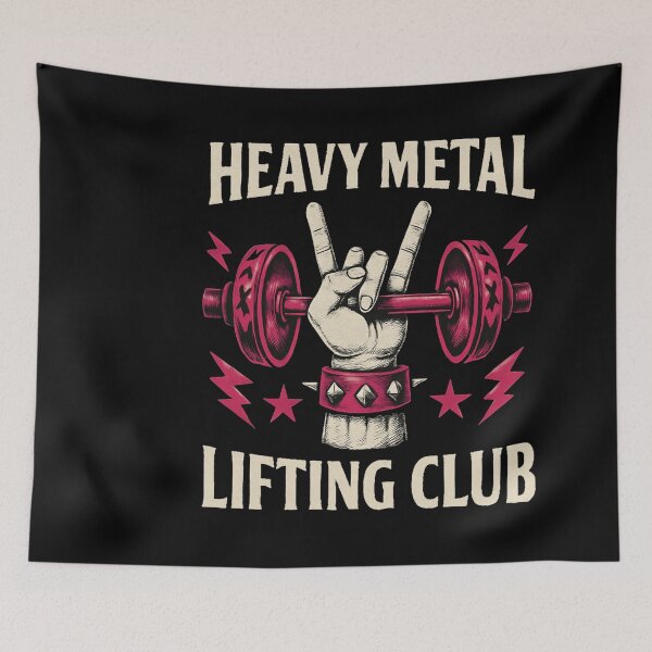 Item preview, Heavy Metal Lifting Club designed and sold by SiarheiYur.