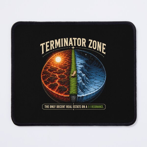 Item preview, Terminator Zone Exoplanet Science Shirt designed and sold by Cosmic Wildlife.