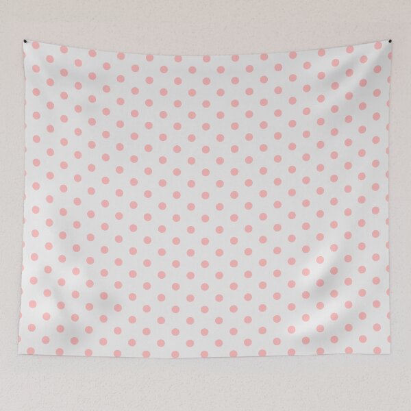 Item preview, Mini Polka Dot Pale Gray and Pink designed and sold by Jeallan Designs.