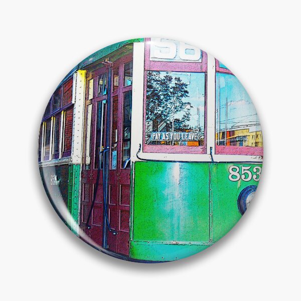 Item preview, Philadelphia Trolley Car of the Past, c. 1926, Digital Illustration designed and sold by AMacGPhilly.