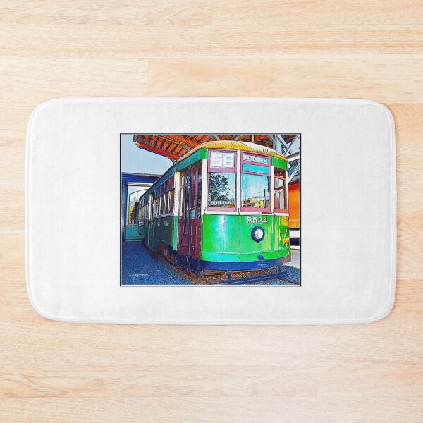 Item preview, Philadelphia Trolley Car of the Past, c. 1926, Digital Illustration designed and sold by AMacGPhilly.