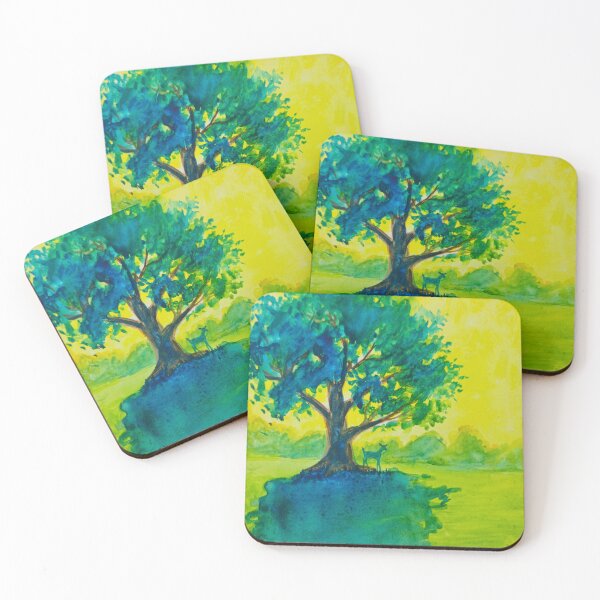 Item preview, Deer under an Oak tree  designed and sold by Anne Dallman.