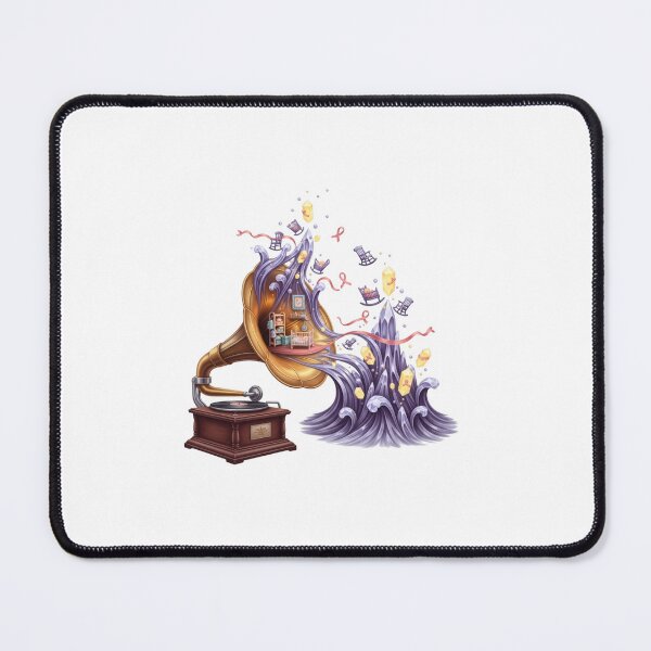 Item preview, Gramophone Dream Room Illustration designed and sold by AbanoubStore.