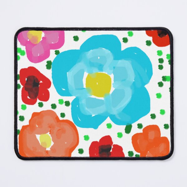 Item preview, Whimsical Childlike Floral Sketch on White Background designed and sold by BalkanBloom.