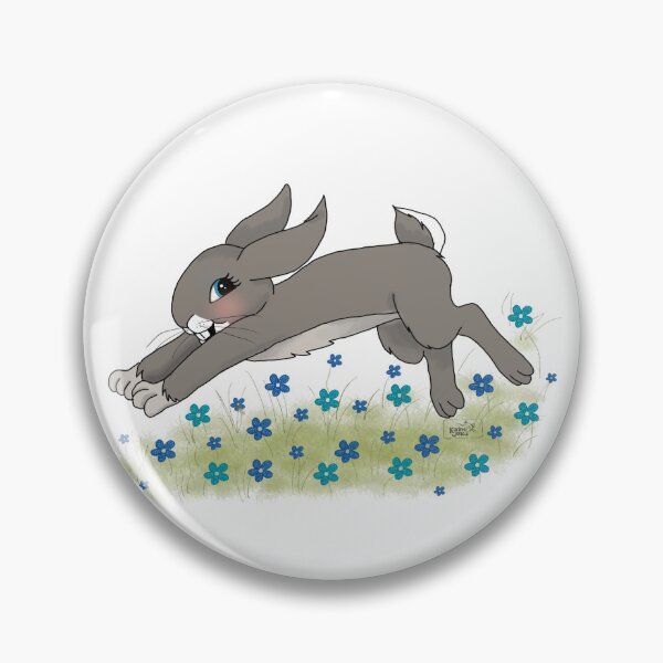 Item preview, Frolicking bunny designed and sold by Karine Jones.