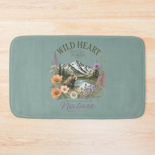 Item preview, Wild Heart Wide Open Places Bear Mountain Wildflower Nature designed and sold by bosamji.