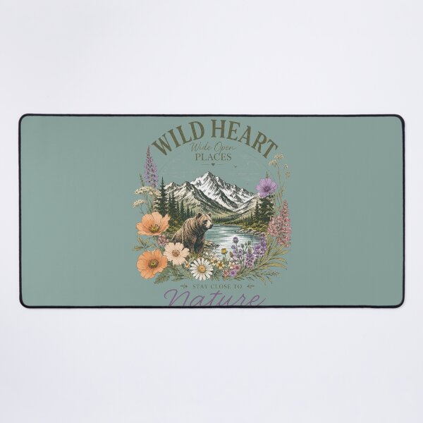 Item preview, Wild Heart Wide Open Places Bear Mountain Wildflower Nature designed and sold by bosamji.