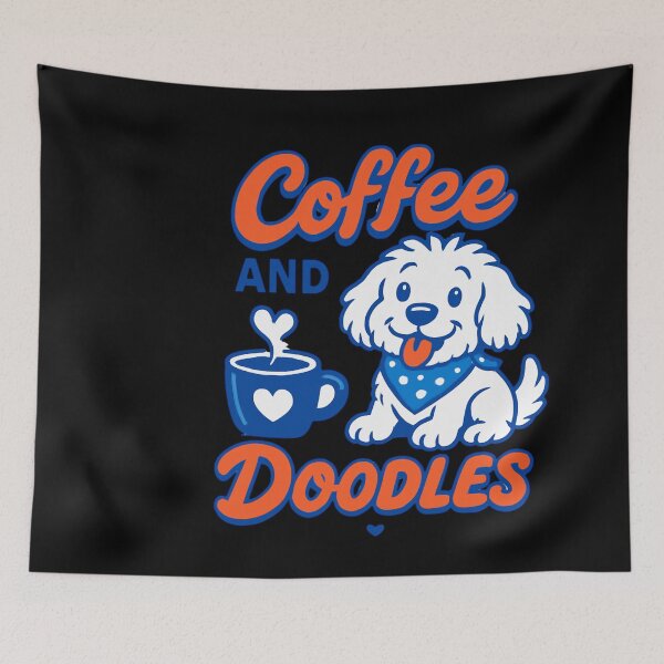 Item preview, Coffee And Doodles designed and sold by SiarheiYur.