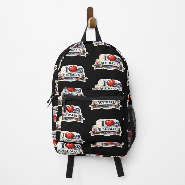 Item preview, I Love Australia Vintage Travel Style Classic Australian Pride Design designed and sold by AONLINE  .