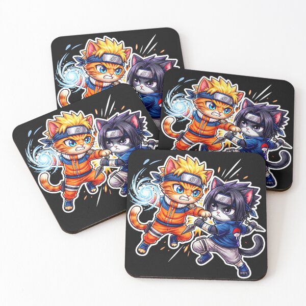 Item preview, naruto and sasuke cosplay parody kawaii  designed and sold by CuteKats.