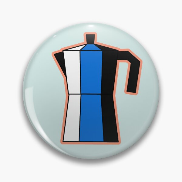 Item preview, Modern Moka Pot Illustration - Italian Coffee Art Sticker designed and sold by AliAltinelArt.