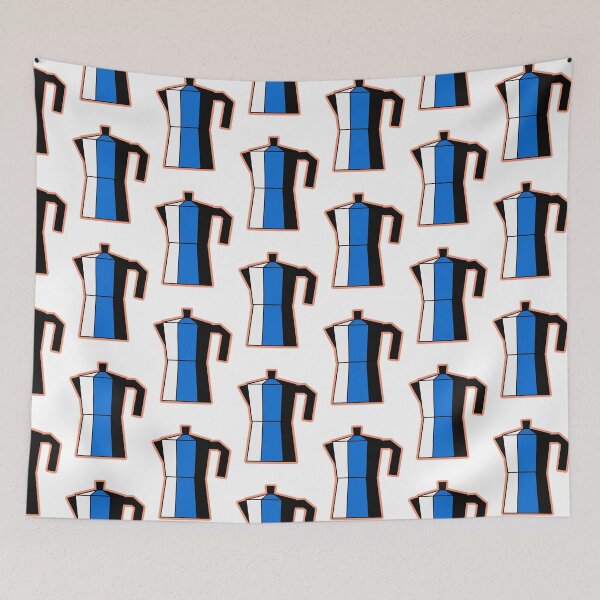 Item preview, Modern Moka Pot Illustration - Italian Coffee Art Sticker designed and sold by AliAltinelArt.
