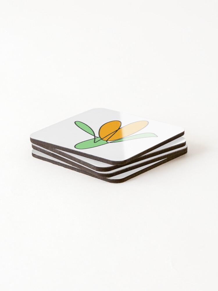 Thumbnail 4 of 5, Coasters (Set of 4), Spring designed and sold by Designhand.