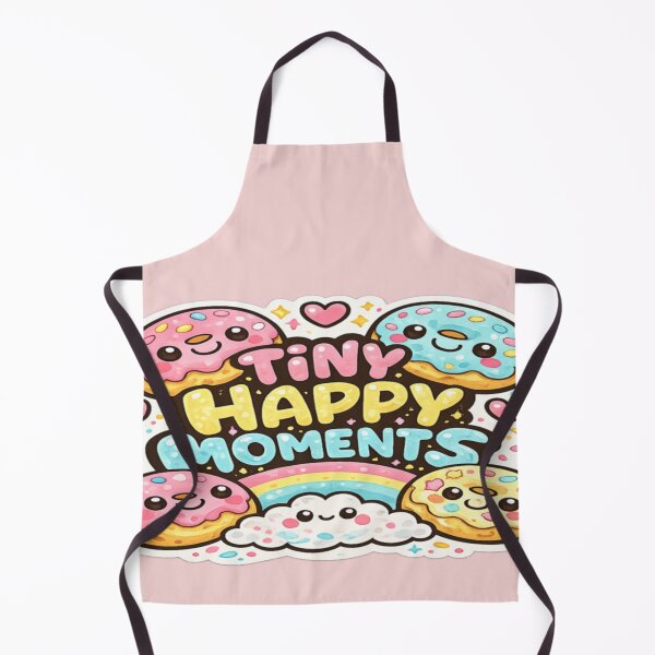 Item preview, Tiny Happy Moments Cute Happy Donuts Kawaii Pastel Food Art designed and sold by AONLINE  .