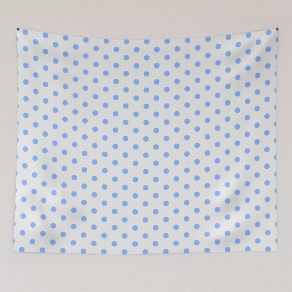 Item preview, Mini Polka Dot Pale Gray and Blue designed and sold by Jeallan Designs.
