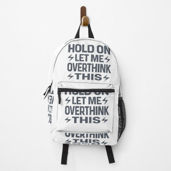 Item preview, Hold On Let Me Overthink This Funny Retro Typography Design designed and sold by AONLINE  .