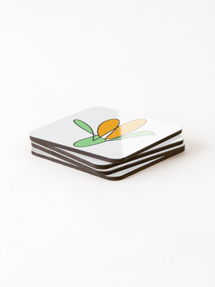 Thumbnail 4 of 5, Coasters (Set of 4), Spring designed and sold by Designhand.