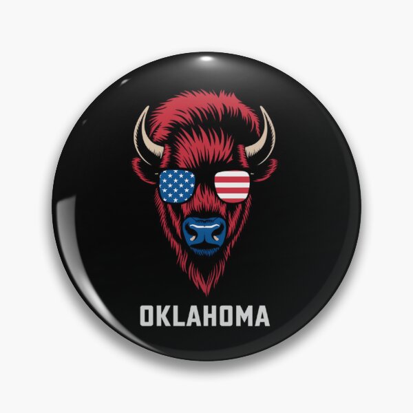 Item preview, Oklahoma Buffalo Shades Graphic Poster Design Today Bold designed and sold by JayiaGribbleu.