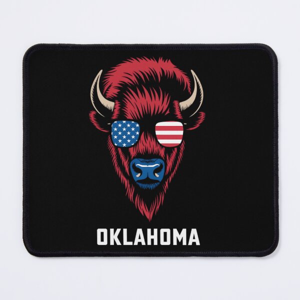 Item preview, Oklahoma Buffalo Shades Graphic Poster Design Today Bold designed and sold by JayiaGribbleu.