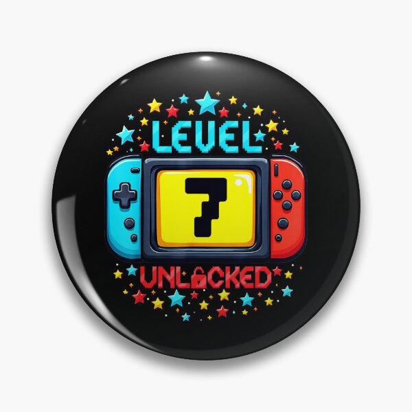 Item preview, Level Unlocked Funny Retro Gaming Achievement Pixel Style designed and sold by FGTV2021.