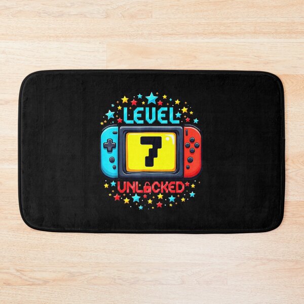Item preview, Level Unlocked Funny Retro Gaming Achievement Pixel Style designed and sold by FGTV2021.