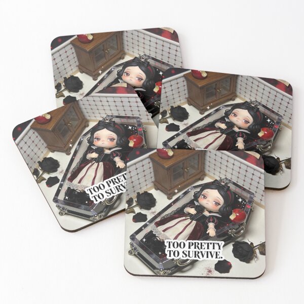 Item preview, Too Cute to Survive – Kawaii Chibi Gothic Snow White designed and sold by Panda LuL Art.