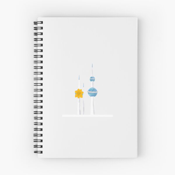 Item preview, Kuwait Towers and Arfaj Flower Illustration designed and sold by TooLocal.