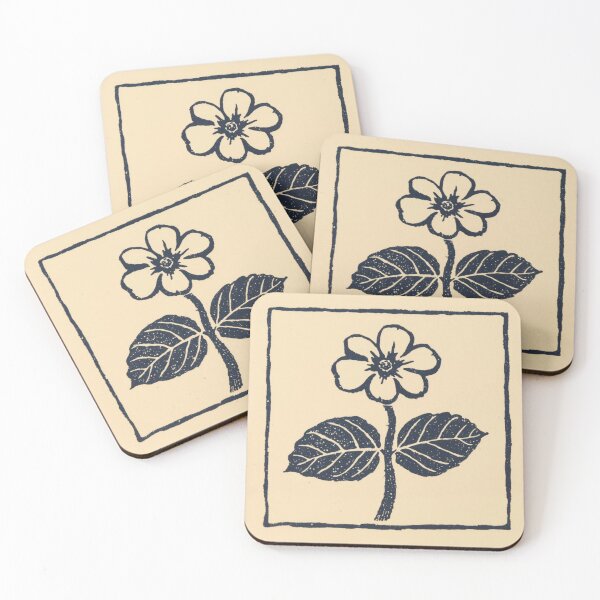 Item preview,  Vintage flower stamp designed and sold by uunaa.