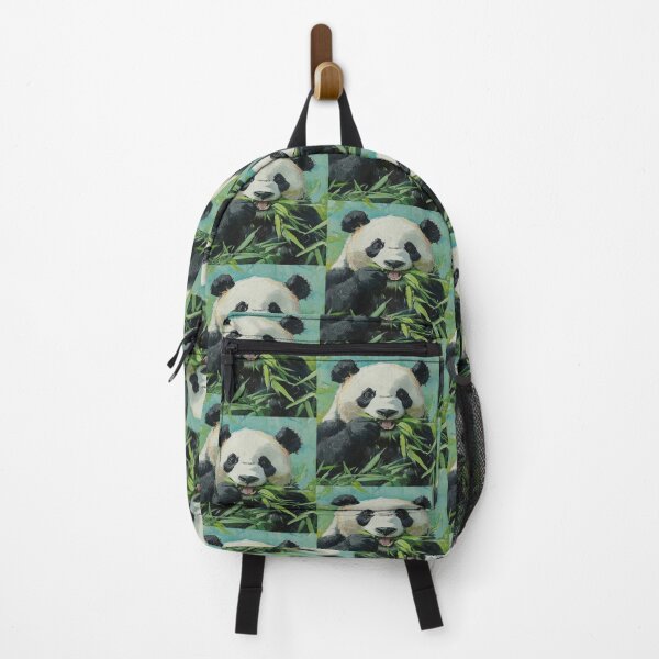 Item preview, Happy Panda Eating Bamboo Artwork designed and sold by NivyasArtistry.