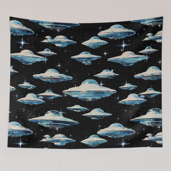 Item preview, Vintage SciFi UFO designed and sold by Lidra Zehcnas.