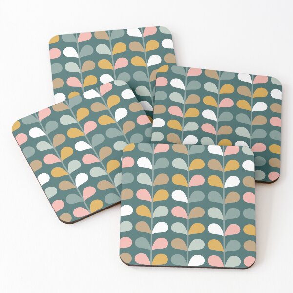 Item preview, Copy of Simple Scandinavian Vines in Pastel Multi designed and sold by HonestiesPrints.