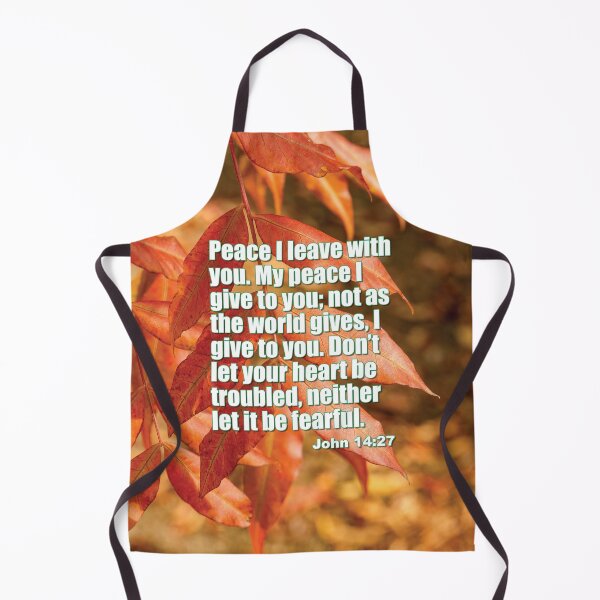 Item preview, John 14 27 Peace I Leave With You - Inspirational Bible Verse designed and sold by InsprtnlArtbyDP.