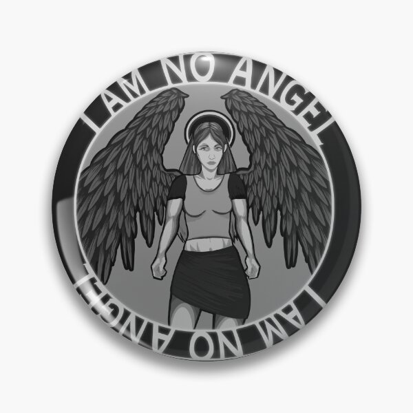 Item preview, I am no Angel black and white designed and sold by AngelPainter.