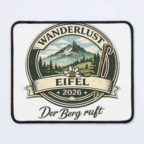 Item preview, Wanderlust Eifel Hiking National Park Tee designed and sold by Divertix.