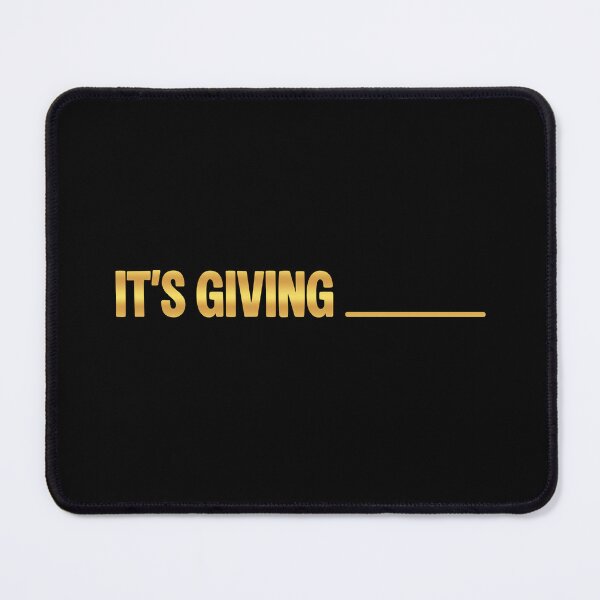 Item preview, It's Giving... Fill in the Blanks Golden designed and sold by Memes N Lore .