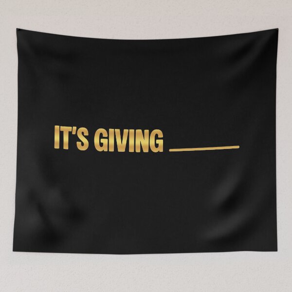 Item preview, It's Giving... Fill in the Blanks Golden designed and sold by Memes N Lore .