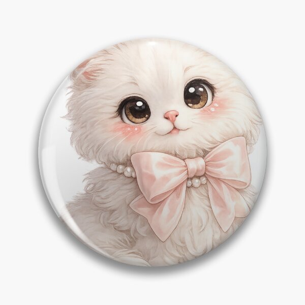 Item preview, Cat Pink - Cat Fofure designed and sold by CuteStiq.
