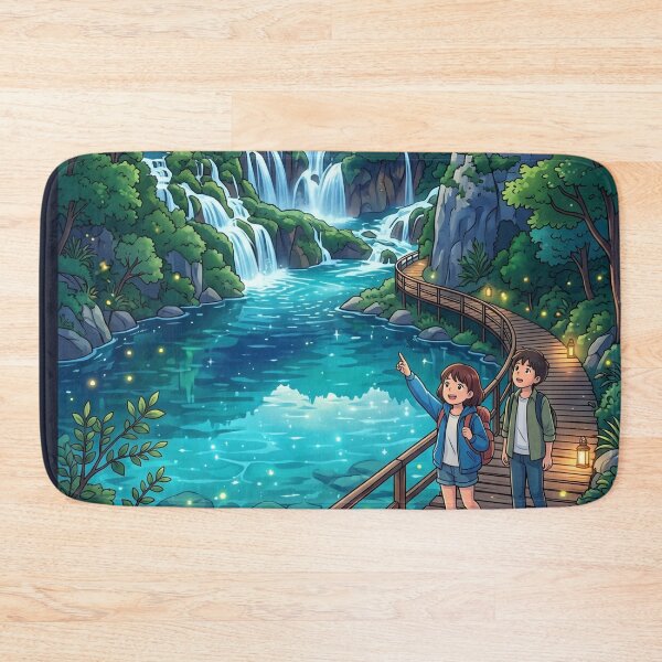 Item preview, Plitvice Lakes Cosmic Galaxy Night - Croatia designed and sold by SpiriTravels.