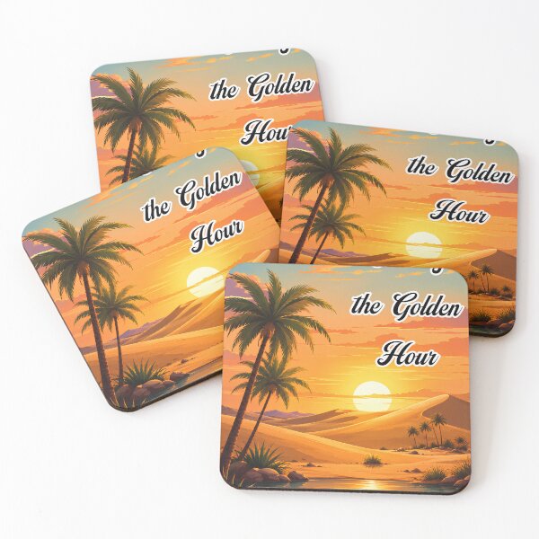 Item preview, Chasing the Golden Hour Desert Sunset Travel Art designed and sold by PixelParinda.