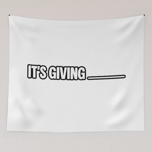 Item preview, It's Giving... Fill in the Blanks, Outline designed and sold by Memes N Lore .