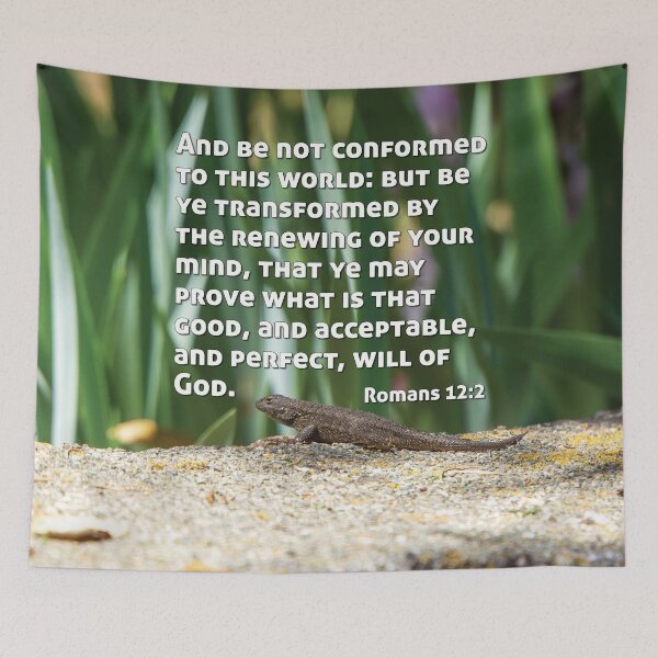 Item preview, Romans 12 2 Be Not Conformed But Be Ye Transformed designed and sold by InsprtnlArtbyDP.