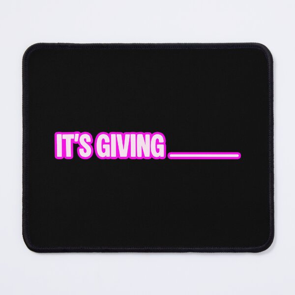 Item preview, It's Giving... Fill in the Blanks, Outline Pink designed and sold by Memes N Lore .